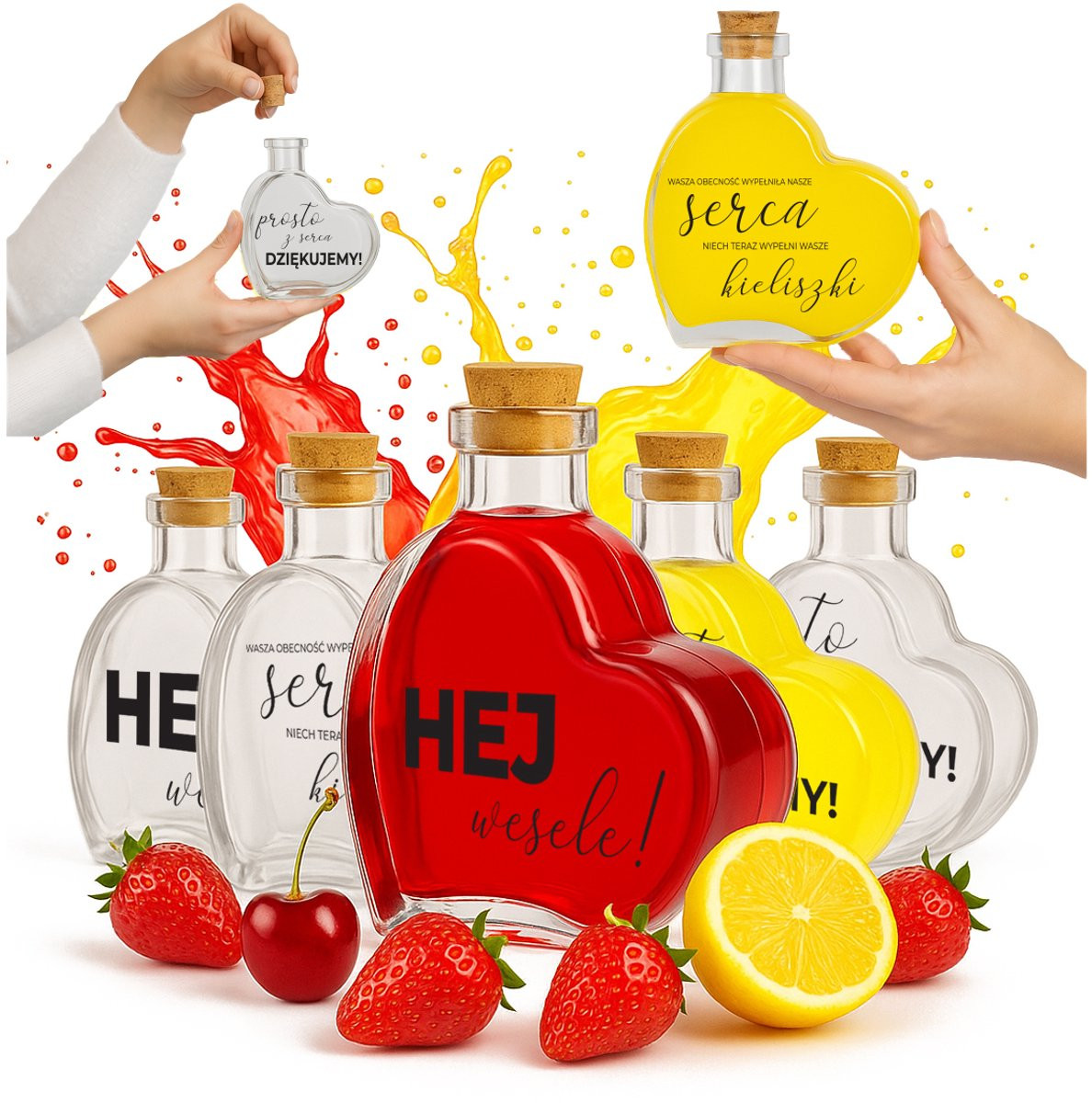 Bimberek Decoratieve Fles Hart 250ml
