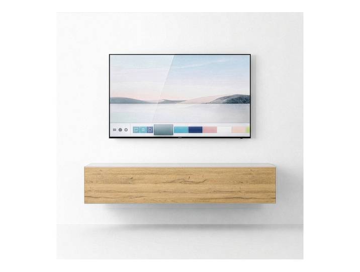 InnoFurn TV-Board Vela hängender Lowboard (1x hängender Tv-Schrank), Sanftes Öffnen, Made in Germany, Modernes Design, hängender Tv-Board