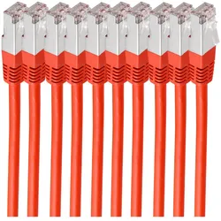 Shiverpeaks BS75711-HR-SET10. Kabellänge: 1 m, Kabelstandard: Cat6, Kabelschirmung: S/FTP (S-STP), Anschluss... (S/FTP, CAT6, 1 m), Netzwerkkabel