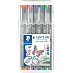 Staedtler, Schreibstifte, Finelinerpigmentliner308 (6x)