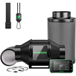 AeroZesh G4 Smart Abluftset Pro 100 mm mit GrowHub E42A+ bis 331 m3/h