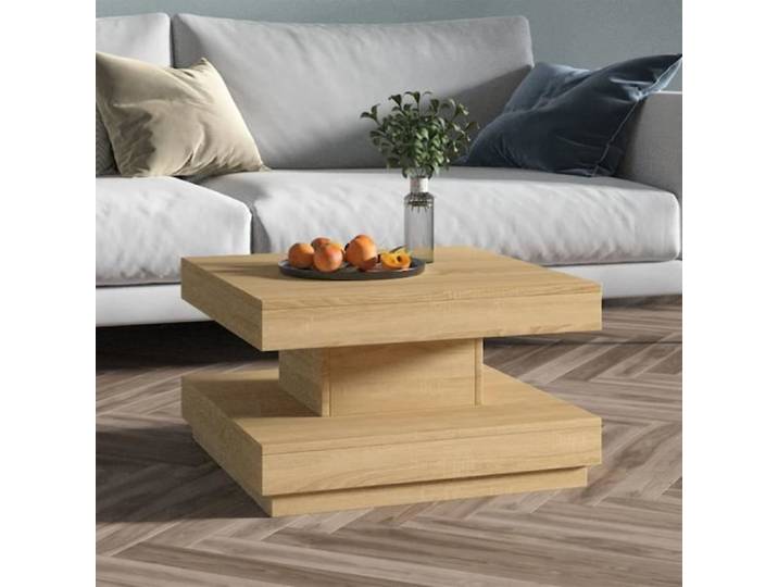 Table basse - CHG - Nouveau produit - Marron clair - MDF - 60x60x35 cm
