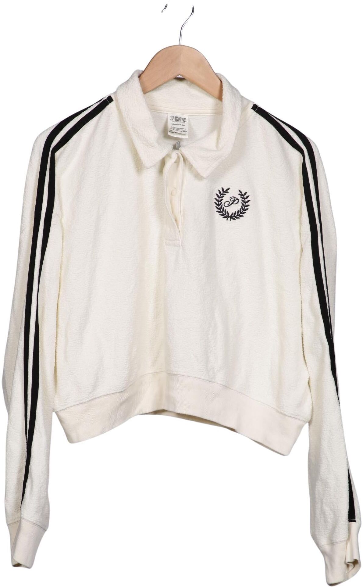 Victorias Secret Damen Sweater, Cremeweiß, Gr. XL, Synthetik / Baumwolle - Second Hand