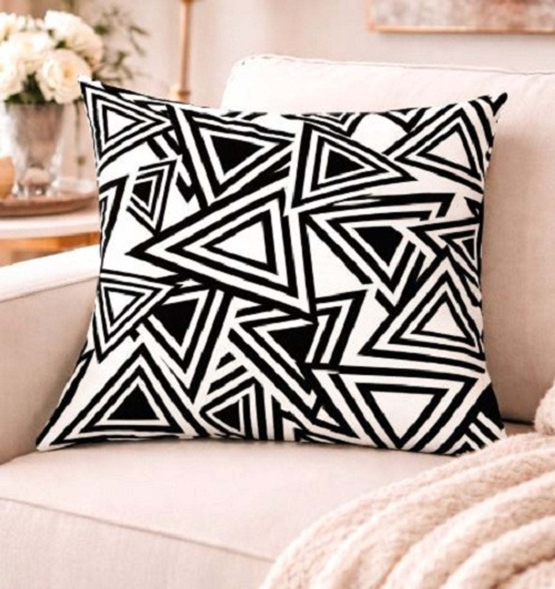 Black & White Living Collection Kussenhoes