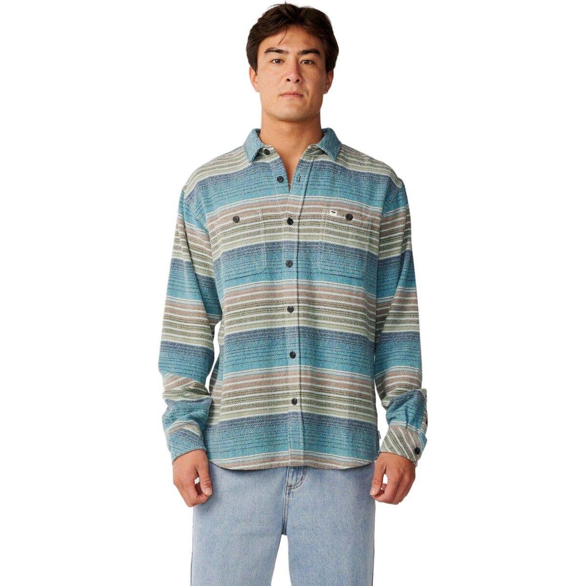 RipCurl Classic Surf Baja Flannel dusty jade (3705) S 07CMSH-3705-S