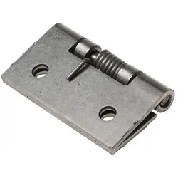 RS PRO, Scharnier, S/steel piano close sprung, 50 x 50mm