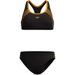 Speedo Placement Bikini Damen 8179 - black/amberwave 36