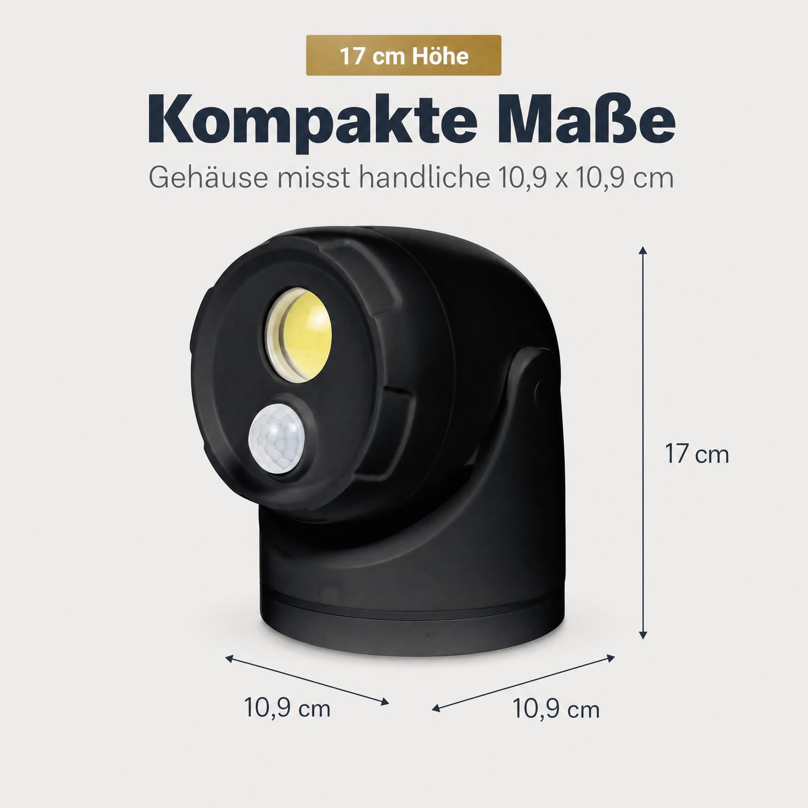 Northpoint LED-buitenlamp met bewegingssensor en aardspie, zwart