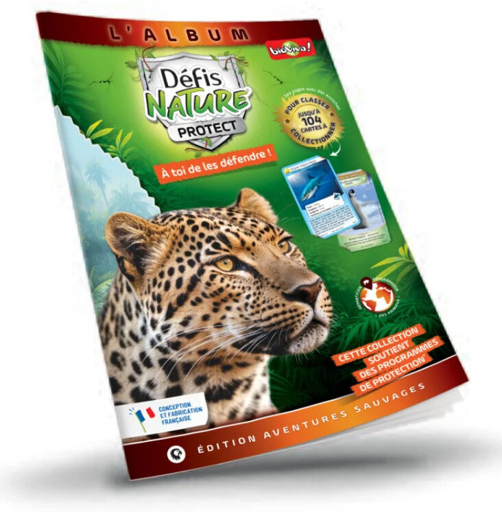 Bioviva Editions Album Défis Nature Protect - Edition 2 Aventures sauvages : Léopard