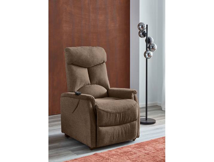 TV-Sessel mit Motor und Aufstehhilfe, Braun