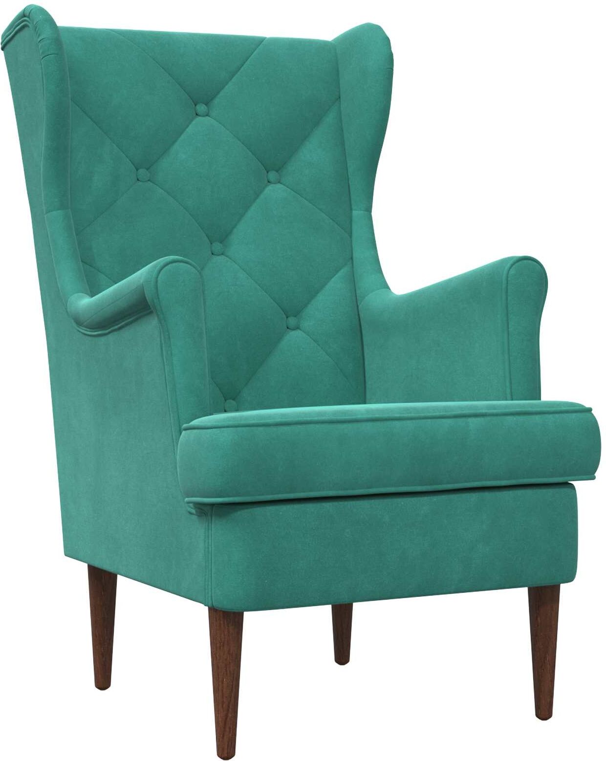 vidaXL Fauteuil Turquoise Velours