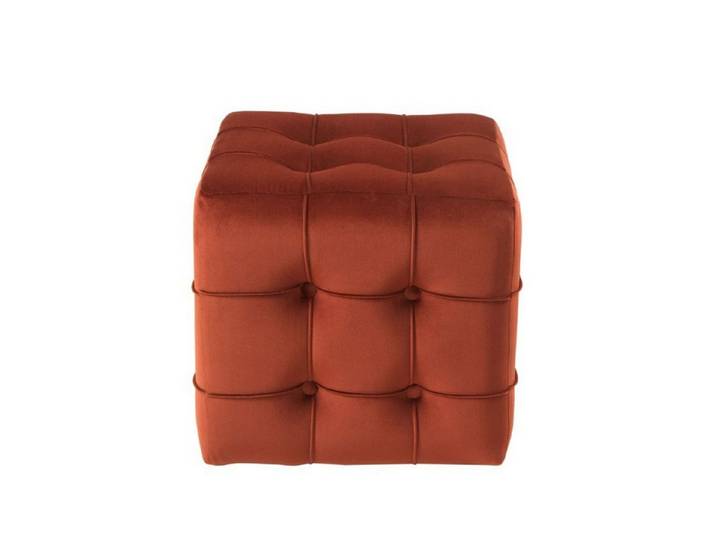 Skye Decor Pouf Lizbon (1-St), Samtiger Polsterpouf