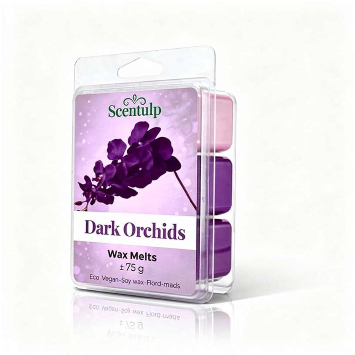 Scentulp Wax Melts Dark Orchids - Luxe kubusvormige wax melts met bloemengeur
