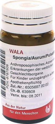WALA Heilmittel GmbH SPONGIA/AURUM/Pulsatilla comp.Globuli 20 g 08787809