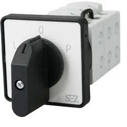 SEZ Nockenschalter 3P 16A L-0-P mit Griff S16 JD 9151 C6