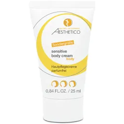 Aesthetico Sensitive Body Cream Sondergröße 25 ml im Wert von 8,00 €