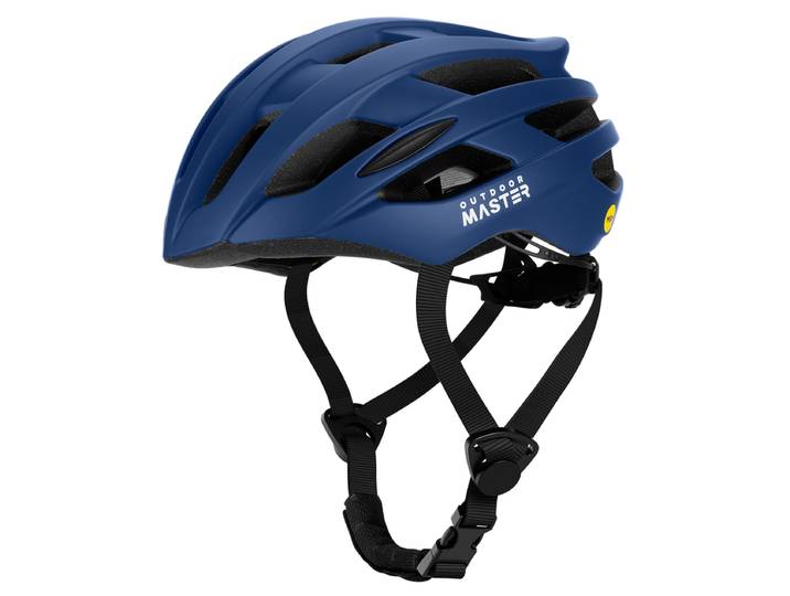 OutdoorMaster MIPS Racefietshelm voor volwassenen Blauw M