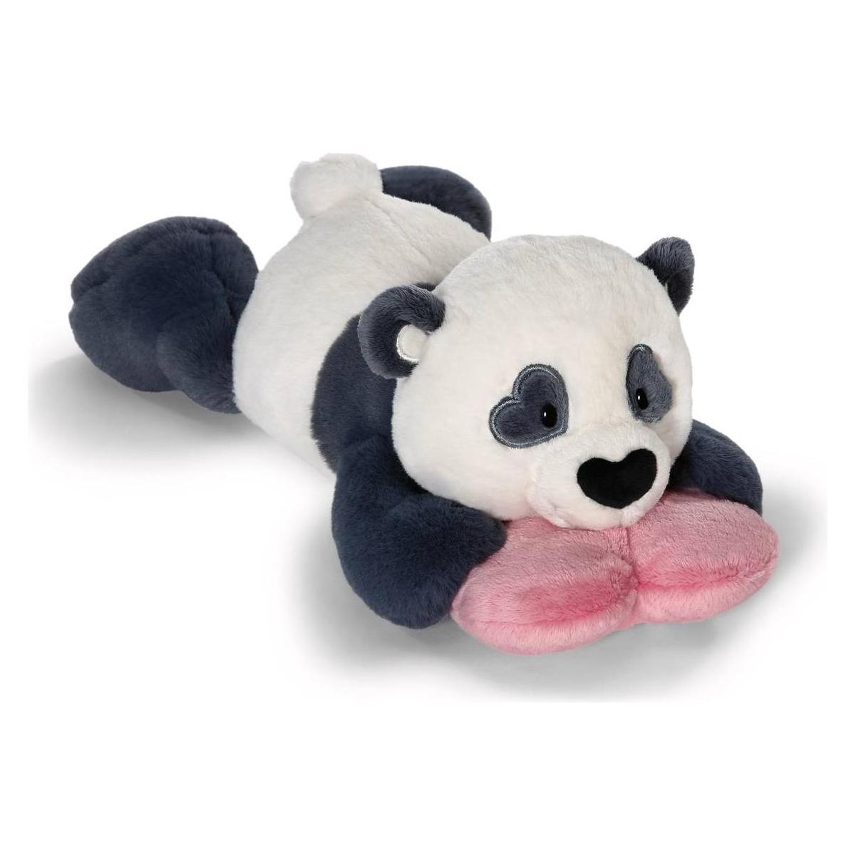 NICI 62613 Kuscheltier Love Panda mit Herz 20cm liegend GREEN (9 cm) (62613)