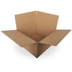 KK Verpackungen 150 x Faltkartons 530x530x310mm Versandkartons zweiwellig mit variabler Höhe