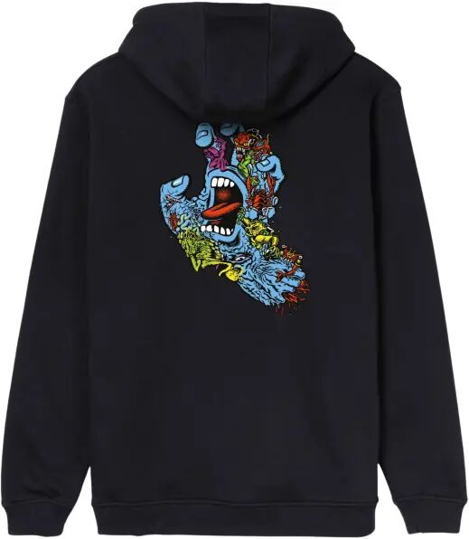 Santa Cruz Apparel Hoodie Santa Cruz Roskopp Screaming Five (M - Schwarz)
