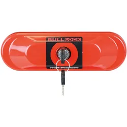Matador, Garagenausstattung, Laderaumsicherung Bull-Lock Oval Edelstahl, pulverbeschichtet Türöffnung Seite rot