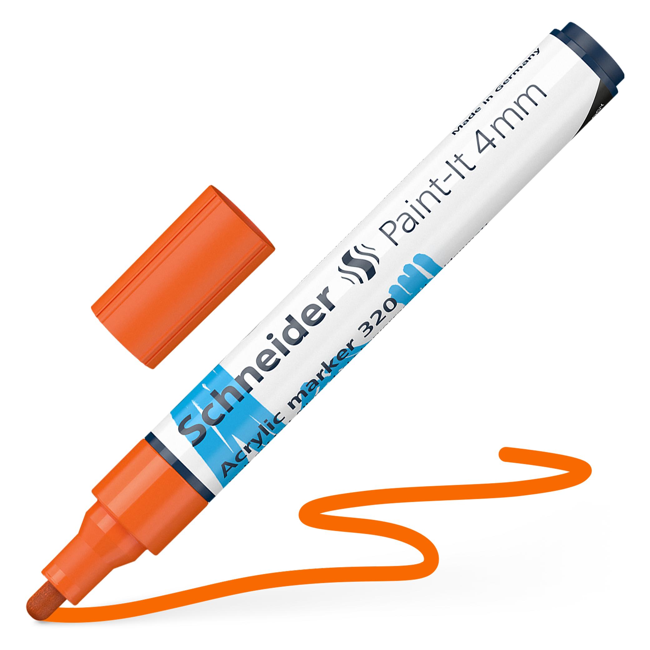 Schneider Acrylmarker Paint-It 320 4mm orange (1x) (120206)