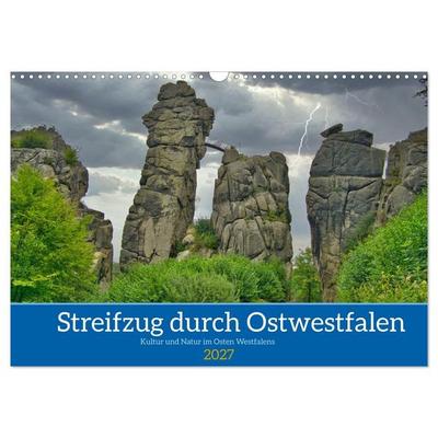 Streifzug durch Ostwestfalen (Wandkalender 2027 DIN A3 quer), CALVENDO Monatskalender
