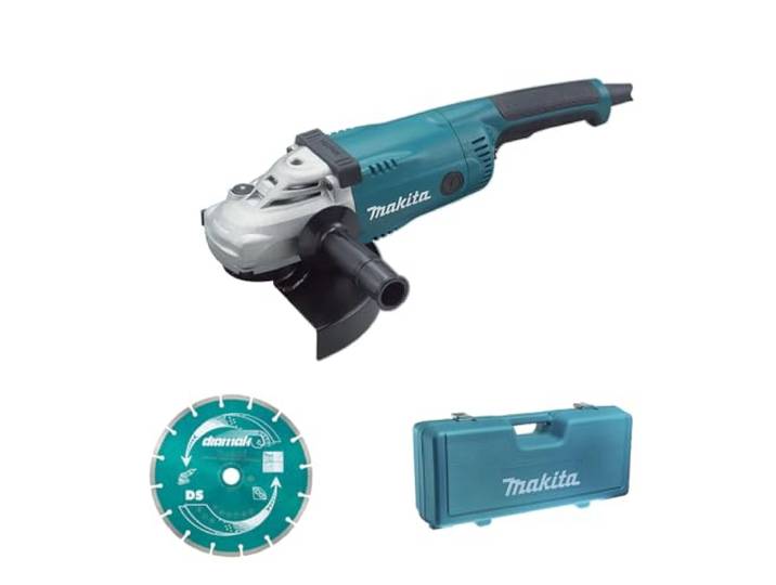 Makita GA9020KD Smerigliatrice Angolare 2.200 W 230mm 6.600 g/min