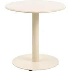 OUTDOOR-COUCHTISCH 50 cm 50 cm Metall Beige Vittuone