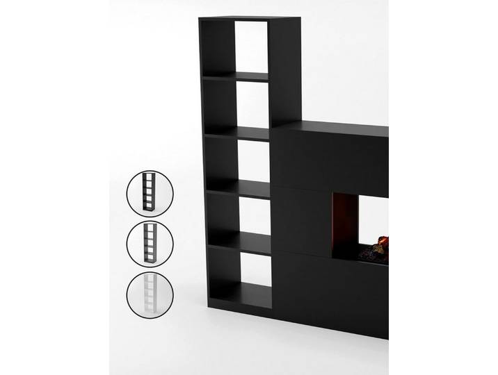 GLOW FIRE Anbauschrank Glow Fire Schiller Schrank