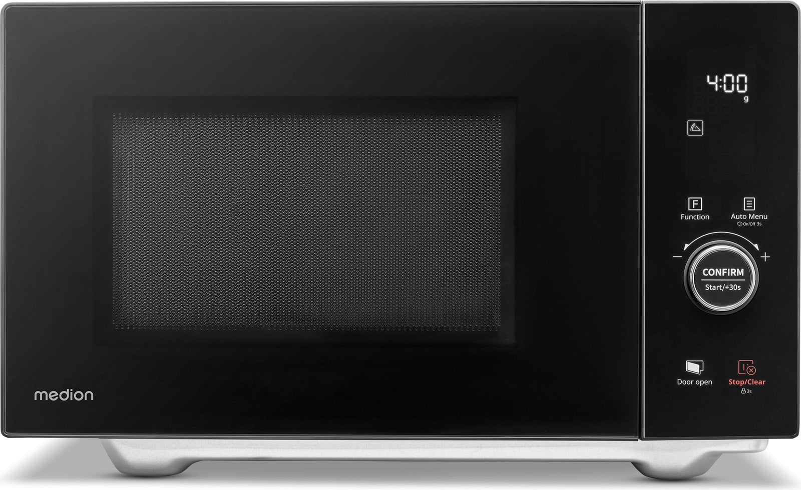 Medion MD12041 4-in-1 magnetron met grill- en heteluchtfunctie, 25 liter, zwart