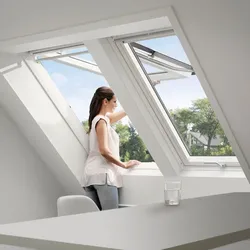 VELUX Dachfenster GPU 0162 Klapp-Schwingfenster Kunststoff ENERGIE SCHALLSCHUTZ KUPFER Fenster