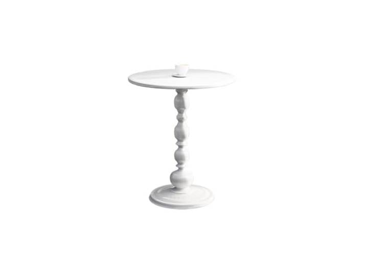 9bbhfJw4R Couchtisch im Landhausstil Kleiner Couchtisch Rund Metall for Sofa Sideboard Nachttisch Regal Balkon(Weiß)