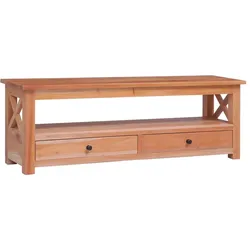 vidaXL TV-Schrank 120 x 30 x 40 cm Massivholz Mahagoni
