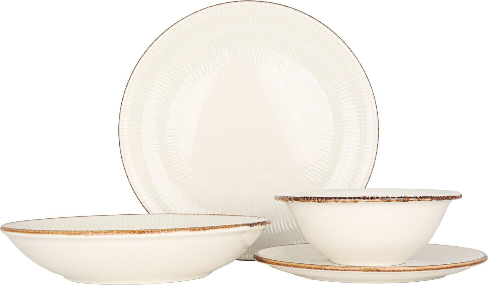 BY BONE Grace 24-delig porseleinen servies voor 6 personen