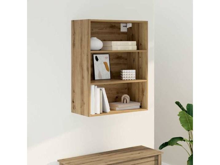 (ON SALE)Meuble Salon/Rangement Cuisine - Armoire murale suspendue - chêne artisanal - 69 5x32 5x90 cm EU383916