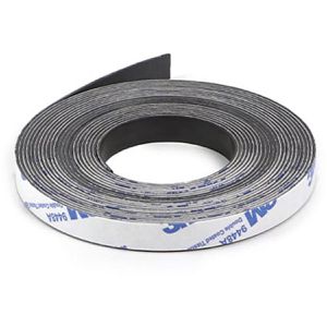 Böttcher-AG Magnetband schwarz, selbstklebend, 1mm Stärke, 10 mm x 30 m