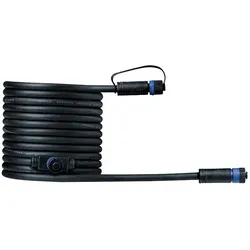 Paulmann Plug&Shine Kabel IP68 mit 3 Anschlussbuchsen Schwarz, 5m PAUL-93927