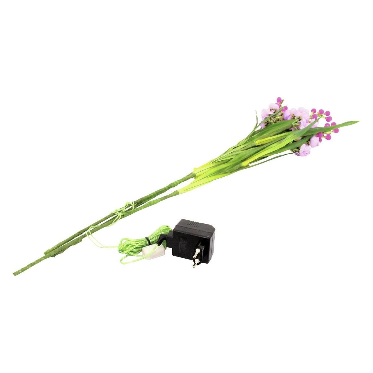 Europalms Aronstab 3er Set mit LEDs, pink, 85cm (83330304)