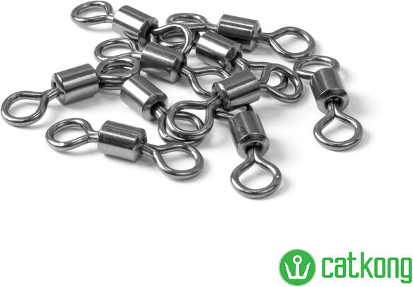 Delphin Émerillons silure CATKONG / par 10 / 135kg 4/0 Gray, Beige, Green, Silver 4/0