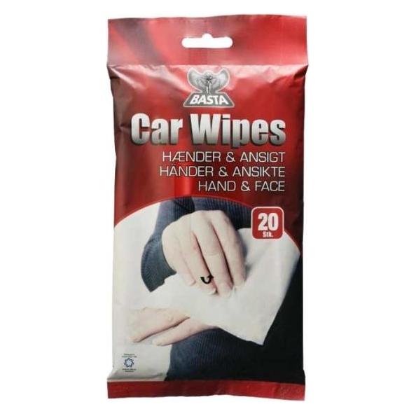 Konjac Sponge Basta Car Wipes Servietter til haender og ansigt 20 stk. (BAS-5970035)