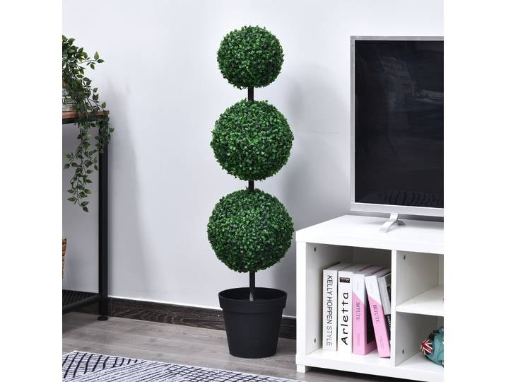 Buis Artificiel Boules Déco Extérieur
