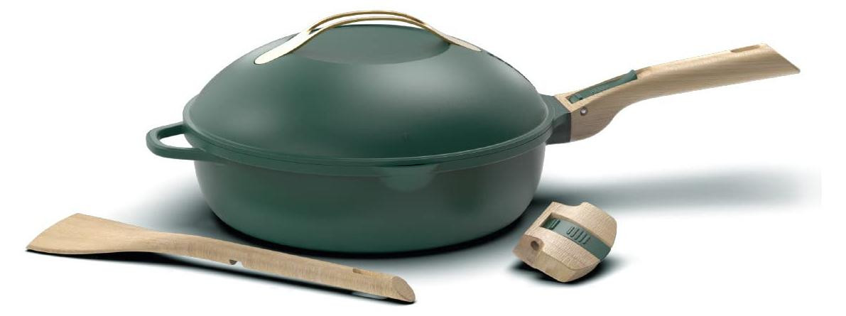 Dripio 8-in-1 Koekenpan met antiaanbaklaag en accessoires, 28 cm