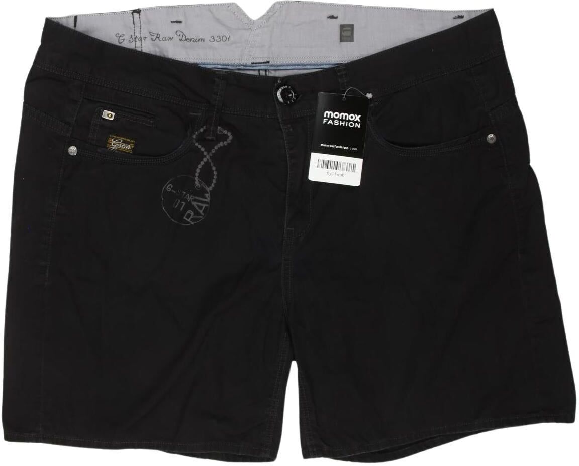G Star RAW Damen Shorts, Schwarz, Gr. W31, Baumwolle - Second Hand