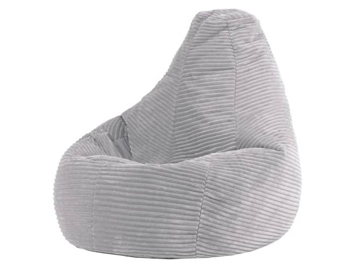 Icon Dalton Cord Sitzsack Kinder mit Füllung, Grau