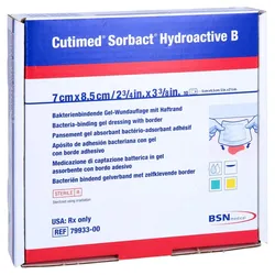 Cutimed Sorbact Hydroactive B Gel-V.7x8, 10 St