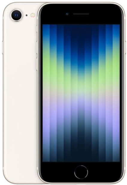 Gadcet Chadwell Heath Apple iPhone SE 5G (3rd Gen) 64GB Starlight Sim-Free Unlocked Mobile Phone, Used - Very Good