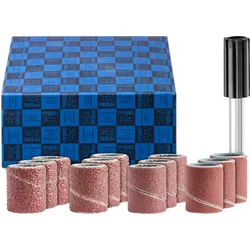 PFERD TOOLS Schleifhülsen-Set 13-tlg. Korund 10x20mm A60,80,150,240 mit Halter Schaft 6 mm - 42298001