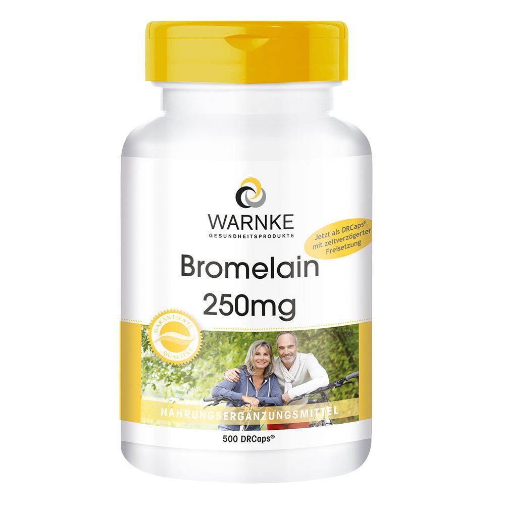 Bromelain 250 mg magensaftresistente Kapseln 500 St magensaftresistent