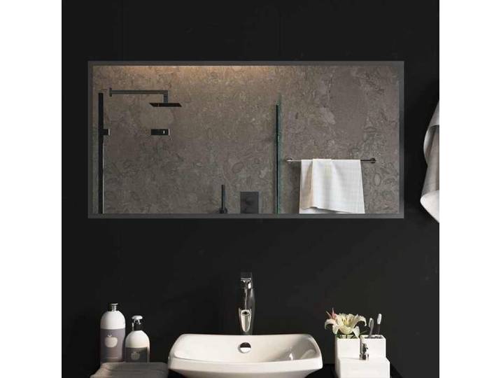 Moderne Miroir de salle de bain LED - avec miroir - Transparent - 100x50 cm - Accessoire salle de bain @FR 4971